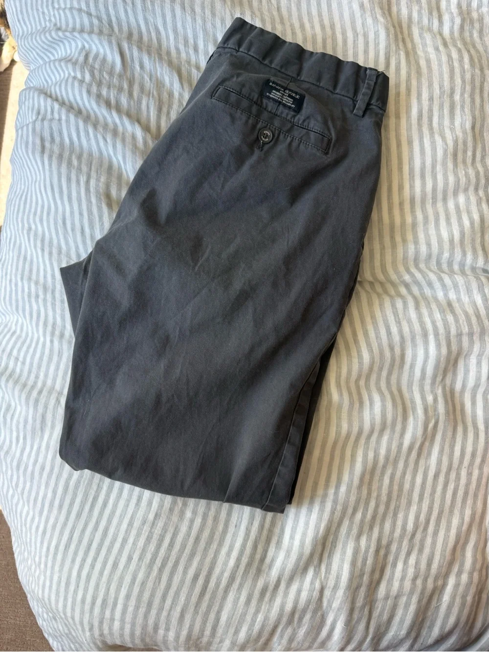 Banana Republic Dark Gray Men's Chino Pants